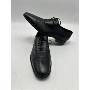 Cole Haan C09168 Black Leather Cap Toe Oxfords Shoes Men's Size 13 M